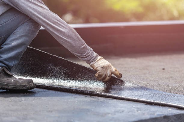 Professional Waterproofing technician working in Newport, OH
